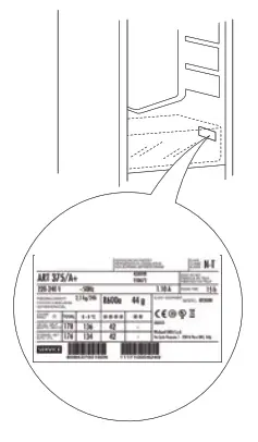 HOTPOINT H9X 94T SX Freestanding Fridge Freezer - FOLDABLE SHELF1