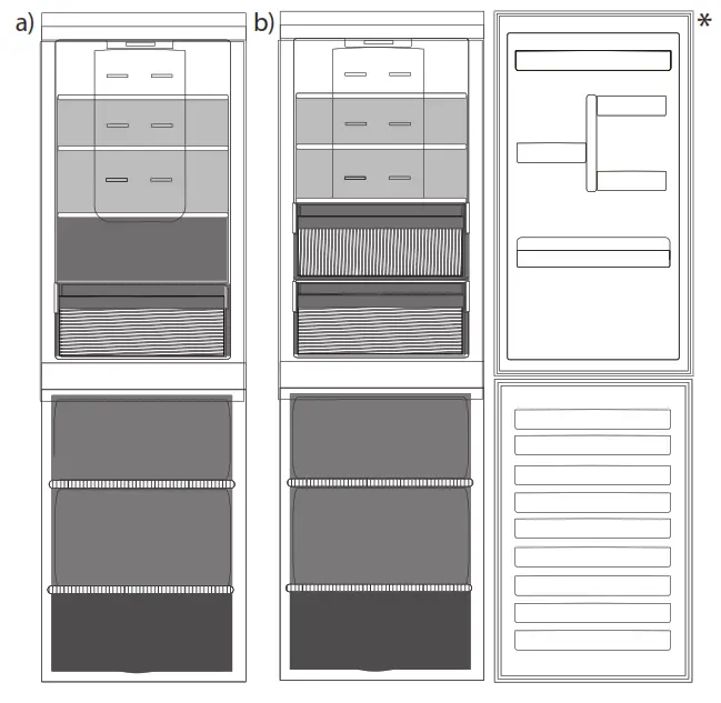 HOTPOINT H9X 94T SX Freestanding Fridge Freezer - HOW TO STORE FRESH FOOD AND BEVERAG