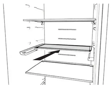 HOTPOINT H9X 94T SX Freestanding Fridge Freezer - ear part