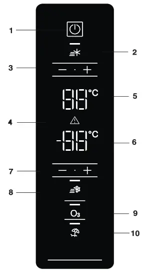 HOTPOINT H9X 94T SX Freestanding Fridge Freezer