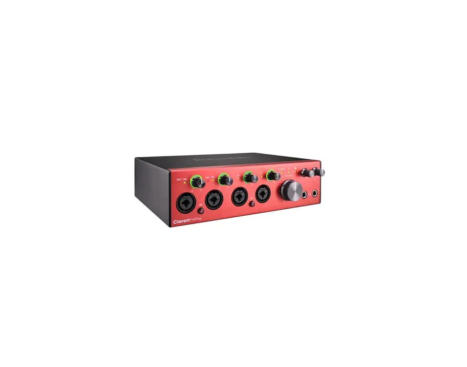 Focusrite Clarett Plus 4pre Desktop 18x8 Usb Type-c Audio Interface User Guide