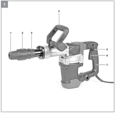 Einhell TE-DH 1027 Demolition Hammer-1