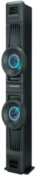 SYLVANIA-SP1108-Bluetooth-LED-Light-Up-FM-Radio-Tower-Speaker-product