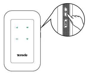 Tenda 4G180 4G LTE Advanced POCKET WIFI HOTSPOT - 2