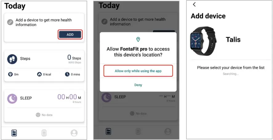 Fontastic 480CH Talis Smart Bracelet - Fig 3
