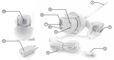 CALIBER HWC 403PT Smart Outdoor Camera - ConnecaTIONS