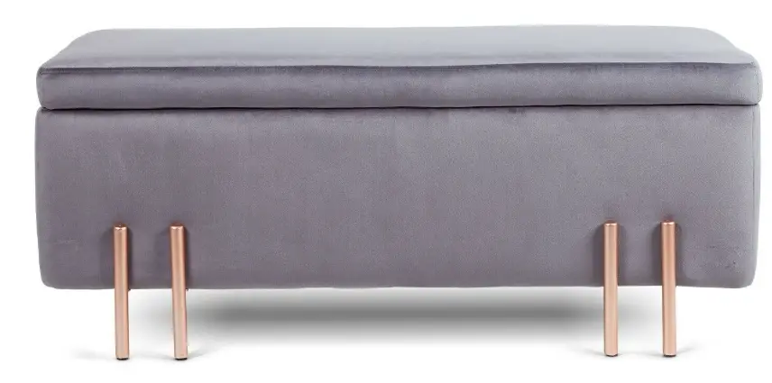 VonHaus-4000091-Grey-Velvet-Storage-Ottoman-product-image