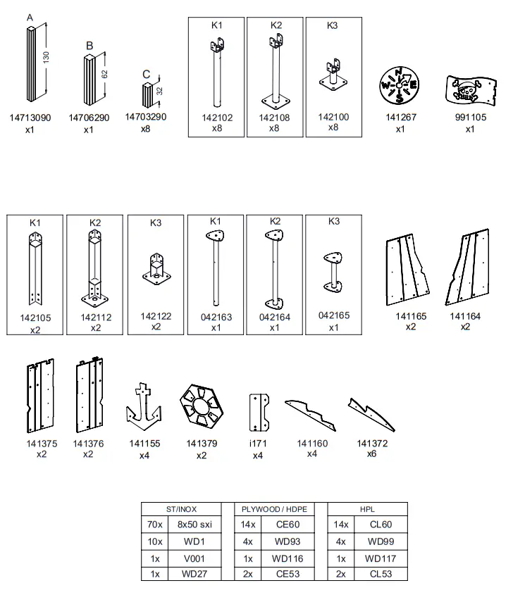 vinci play WD1416 Solo Sandbox Pirate - Fig 6
