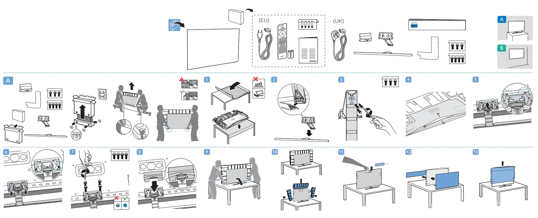 PHILIPS OLED876 Series Smart LED Television - fig 1