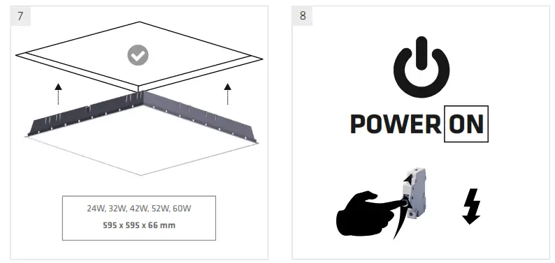 LENA LIGHTING Compact LED Evo P Recessed Ceiling Light - COMPACT