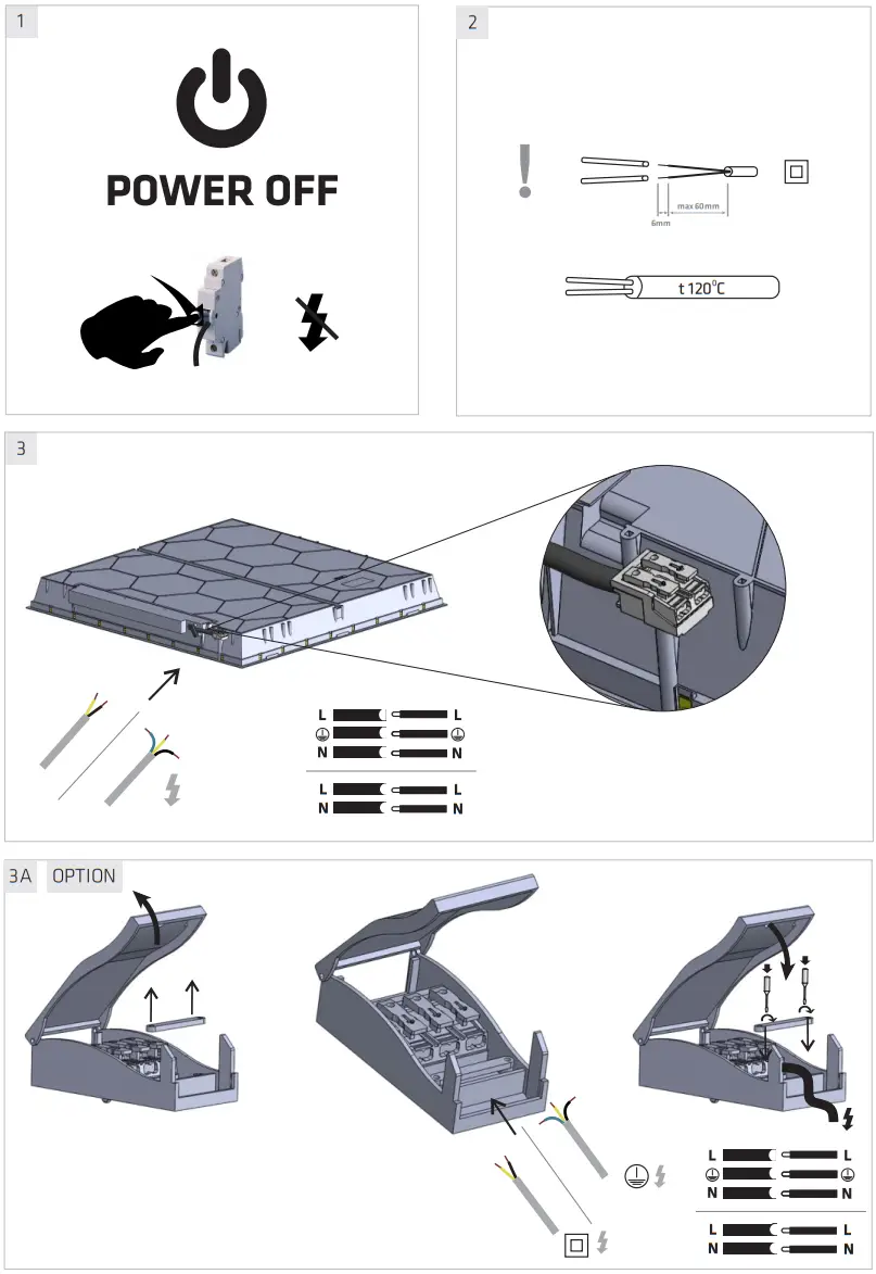 LENA LIGHTING Compact LED Evo P Recessed Ceiling Light - fig 1