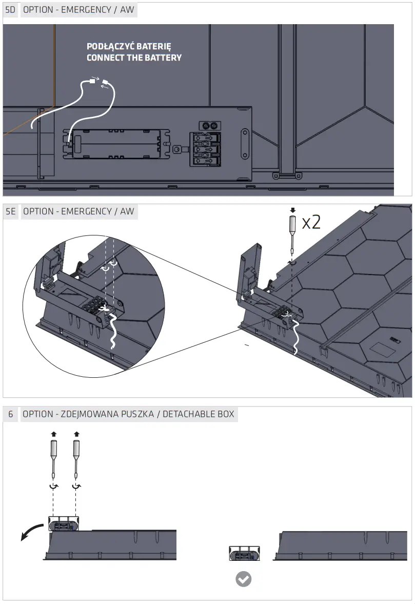 LENA LIGHTING Compact LED Evo P Recessed Ceiling Light - fig 2