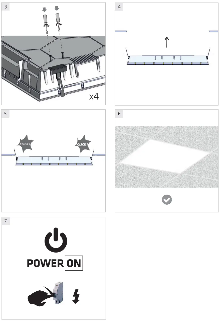 LENA LIGHTING Compact LED Evo P Recessed Ceiling Light - fig 8