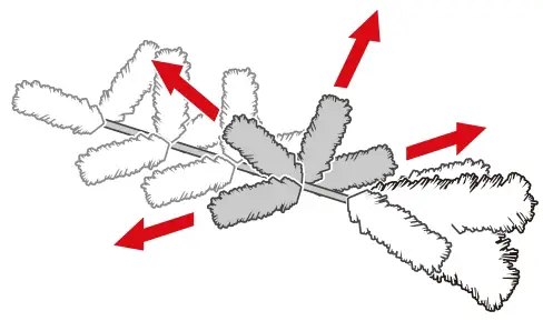 FLUFFING INSTRUCTIONS