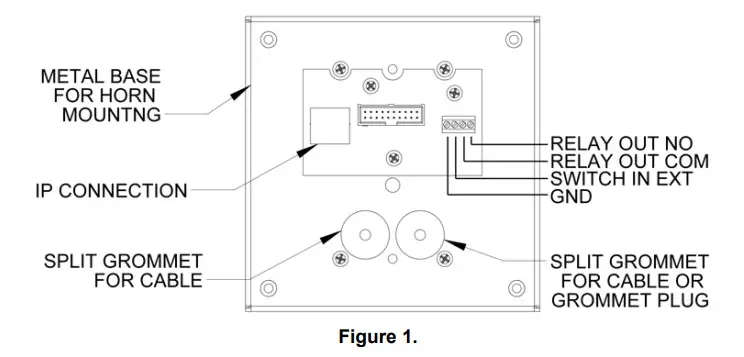 VALCOM VIP-142 High Power IP Talkback Paging Horn - Figure 1