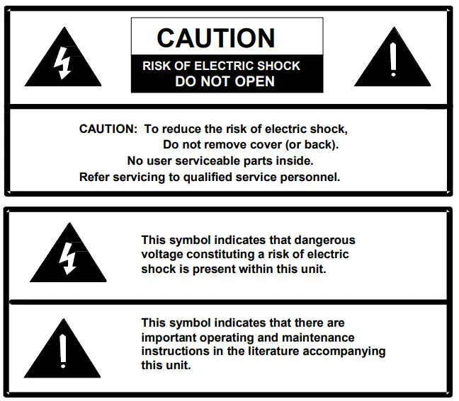 VALCOM VIP-142 High Power IP Talkback Paging Horn - warning