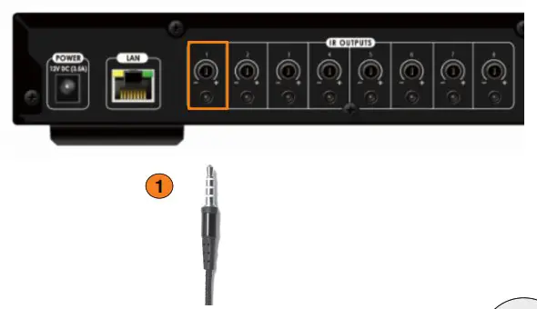 URC Automation MRX 15 Advanced System Controller - Connecting IR Emitters 1