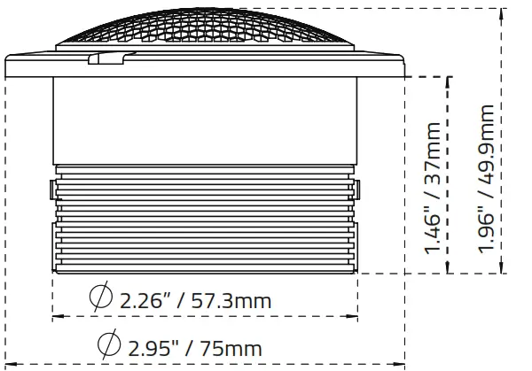 DS18 GTX1 3 Inch High Compression Super Bullet Tweeter with 1 Inch Titanium VC and Neodymium Magnet - 2