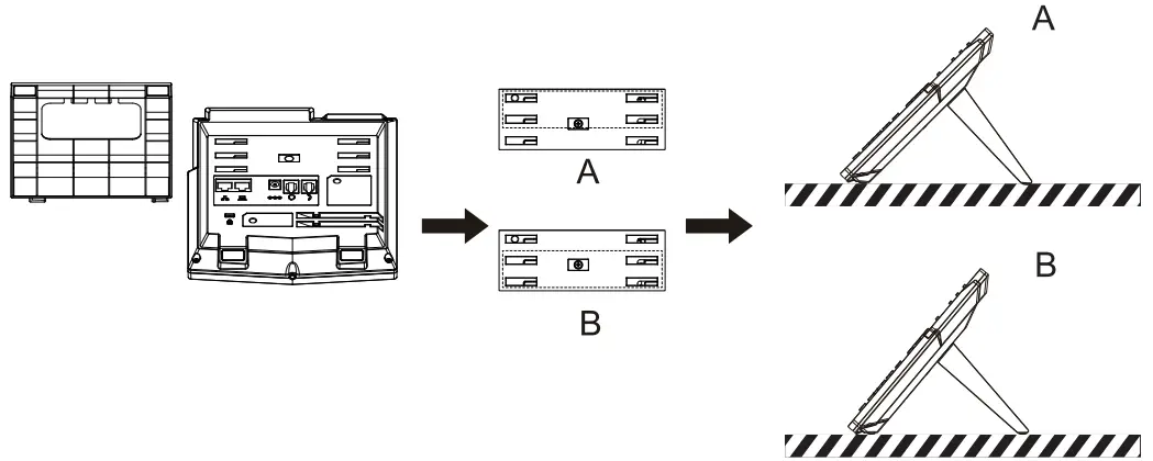 Bracket desktop installation