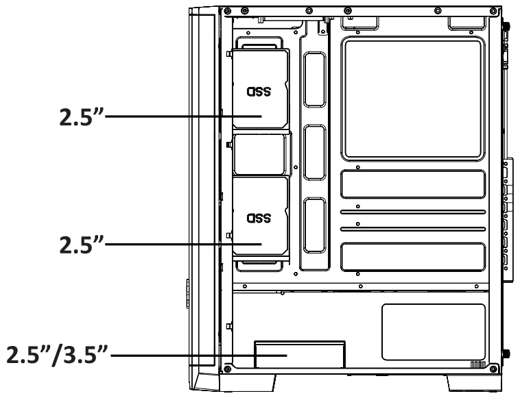 BitFenix Nova Mesh SE TG 4ARGB Crystal Tower Case - FIGUFRE 13