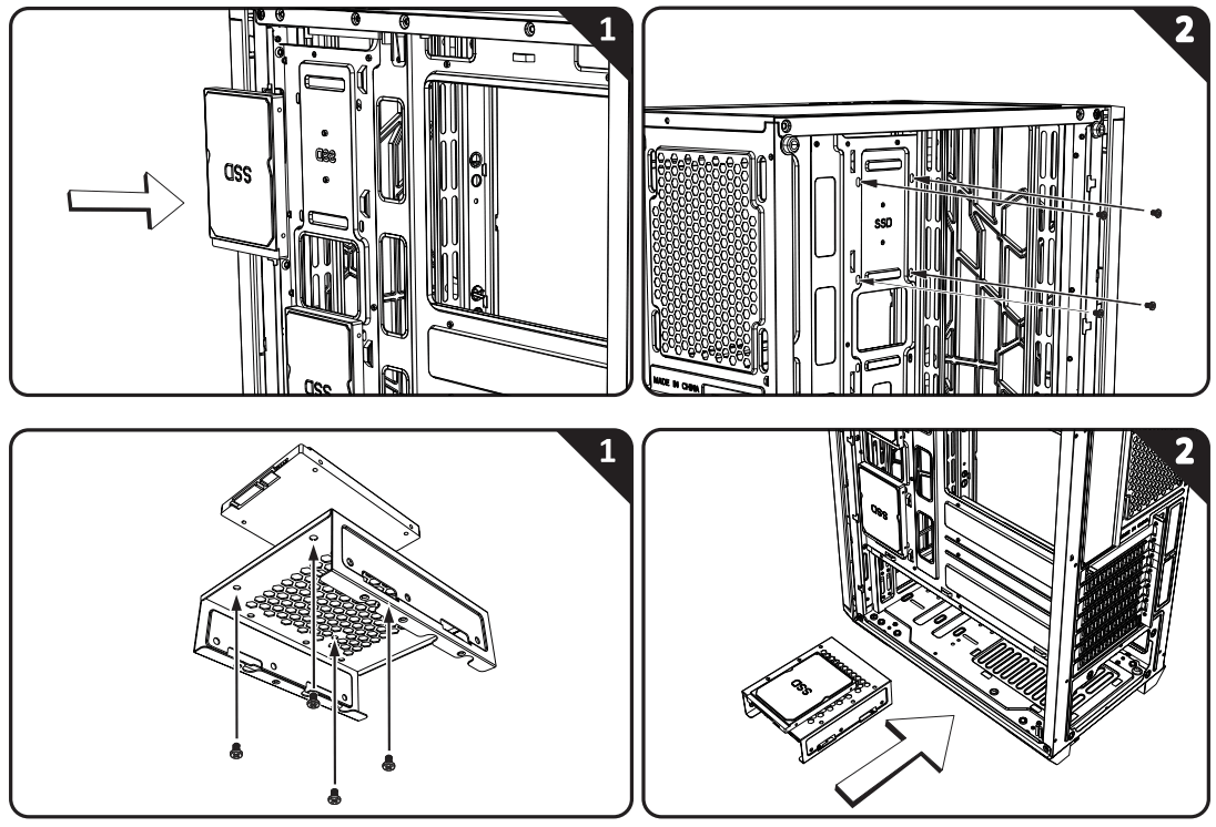 BitFenix Nova Mesh SE TG 4ARGB Crystal Tower Case - FIGUFRE 14