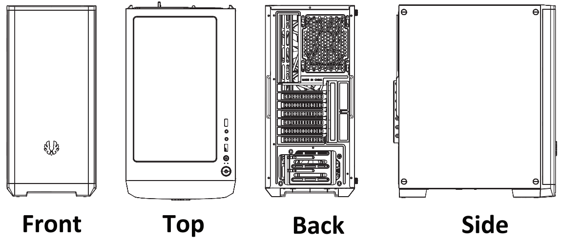 BitFenix Nova Mesh SE TG 4ARGB Crystal Tower Case - FIGUFRE 7
