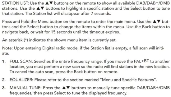FIG 13 Digital Radio (DAB DAB+DMB) Mode