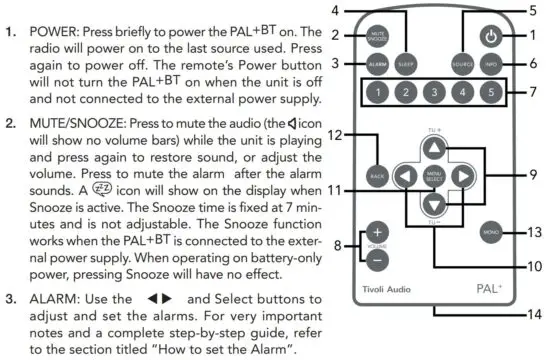 FIG 5 Guide to Features (Remote Control)