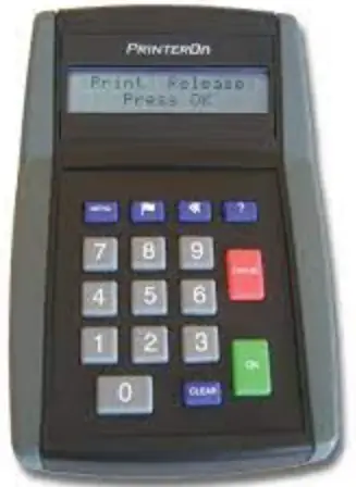 PRINTERON 735UX-RBU USB Print Valet Keypad