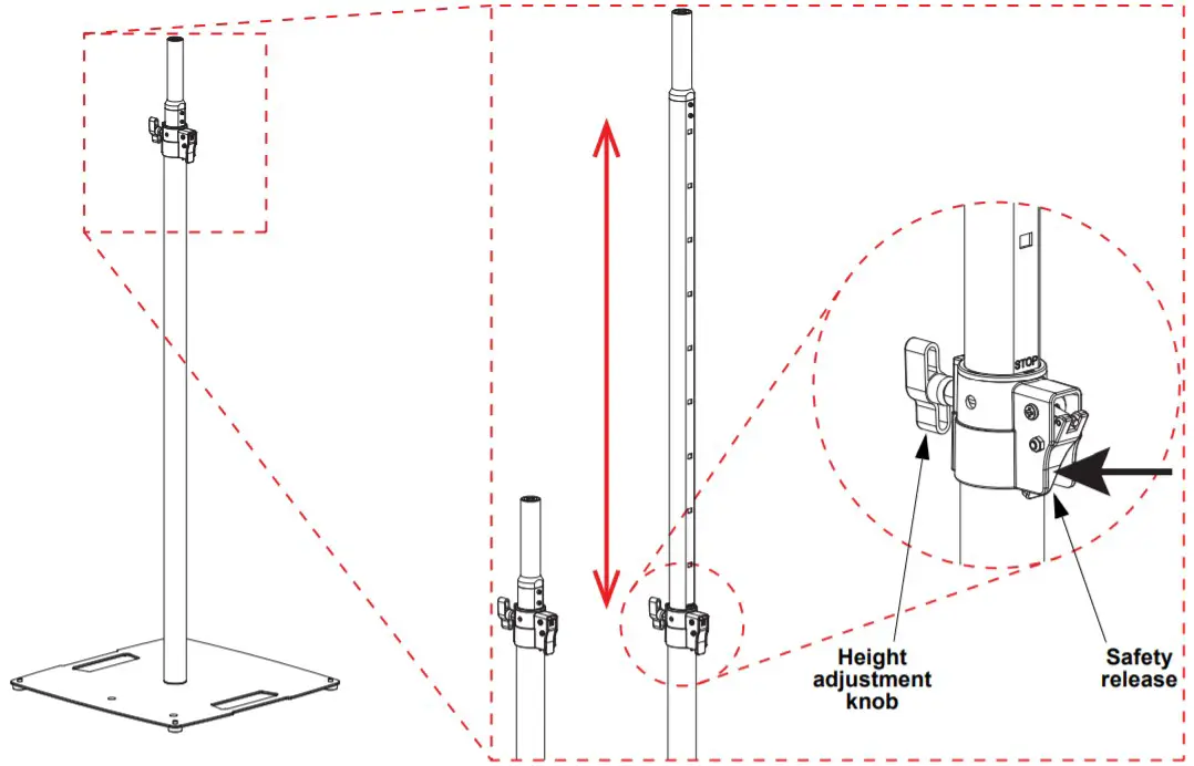 FLEXstand GLS431B CHAUVET DJ - FLEXstand GLS431B CHAUVET DJ - overview