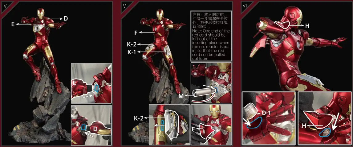 QUEEN STUDIOS Mark 7 1-4 Iron Man fig 2