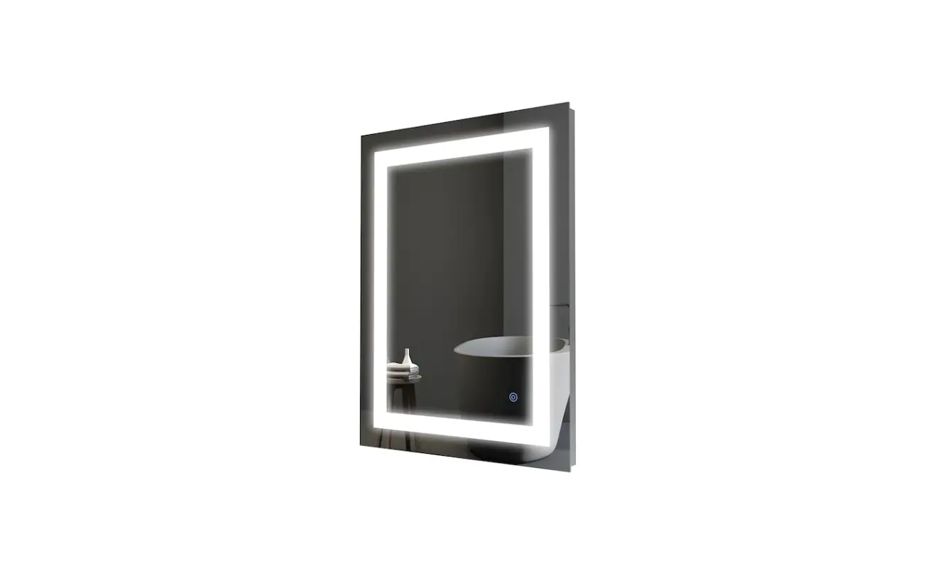 Wellfor Dtg-3224m3zk1 24-in W X Led Lighted Silver Rectangular Bathroom Instruction Manual