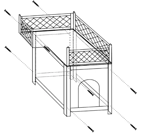 FORCLOVER PS7391 Wooden Dog House - fig 7