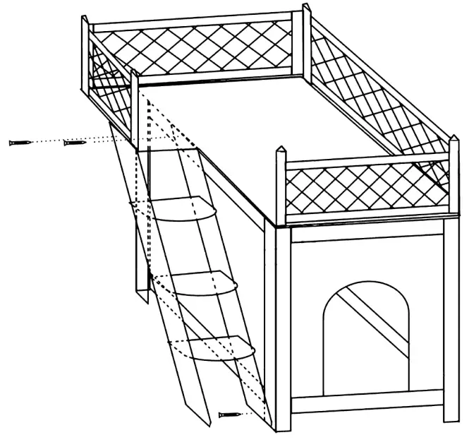 FORCLOVER PS7391 Wooden Dog House - fig 9