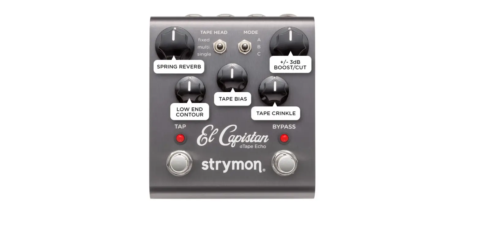 Strymon El Capistan Dtape Echo Pedal User Guide