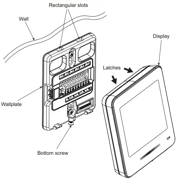Honeywell TC500A Commercial Thermostat Mounting - fig 8