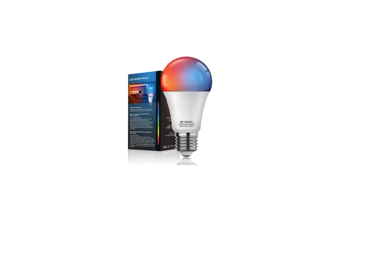 ‎magiclight Zj Wfbm Rgbww Smart Light Bulb User Manual
