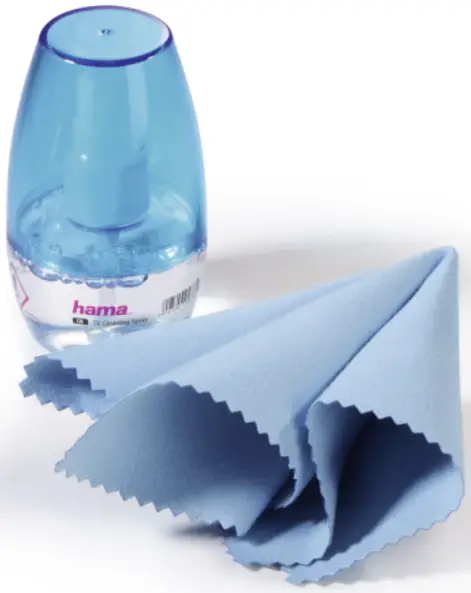 hama 00113804 40Ml Screen Cleaning Set Including Microfibre Cloth