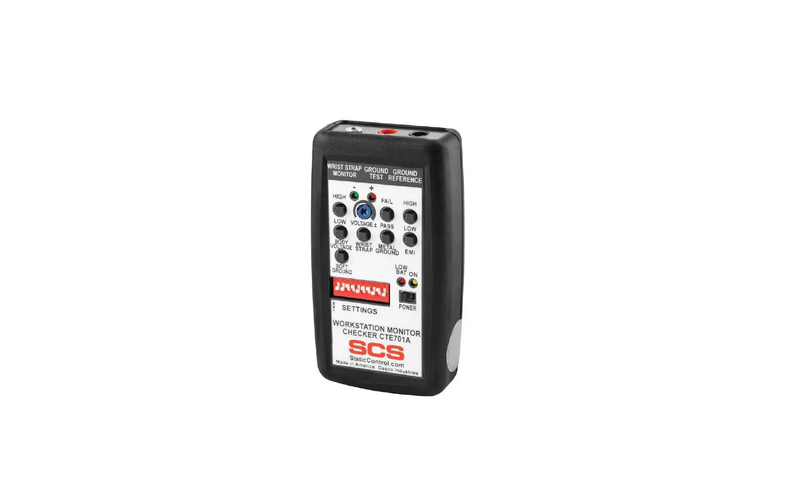 Scs Cte701 Verification Tester For Continuous Monitors User Guide