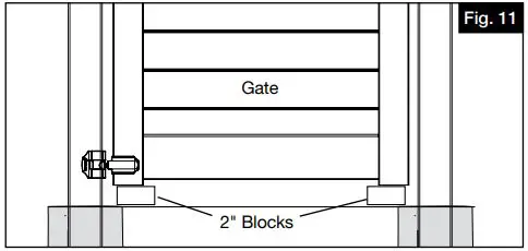 FREEDOM 73040719 Louvered Gate Kit Instruction Manual - Fig 11