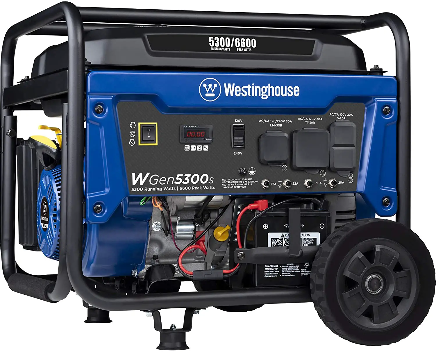 Westinghouse Wgen5300s Portable Generator [5300 Running Watts, 6600 Peak Watts] User Manual