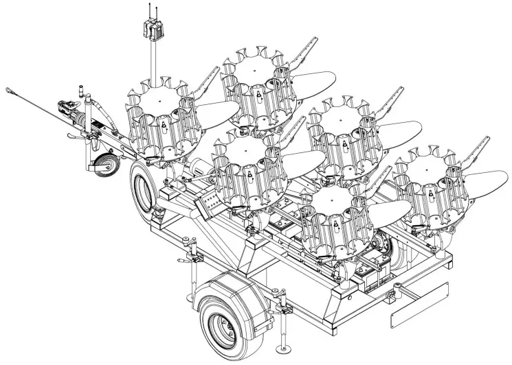 PROMATIC Grouse XP 6 Trap Trailer - 1