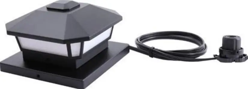 Harbor Breeze QPP55a-M60-BK-M1 LED Post Cap Light