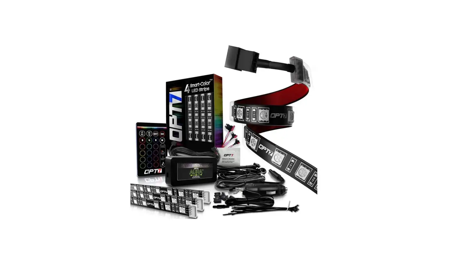 Opt7 Aura Interior Car Lights Led Strip Installation Guide