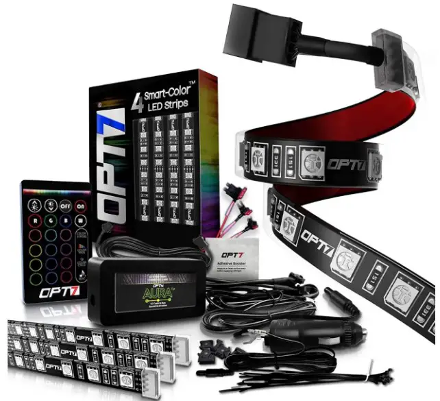 OPT7 Aura Interior Car Lights LED Strip