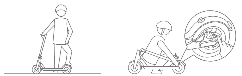 Rebel ZAB0030 Fast Wheels Pro Electric Kick Scooter-4