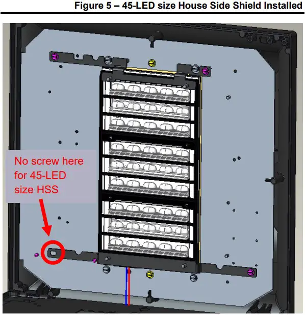 AEL AVPCL2 Lantern Field Installable House Side Shield - Figure 5