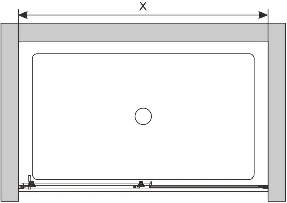 Pavo BeBa 26058 Sliding Door Enclosure B1