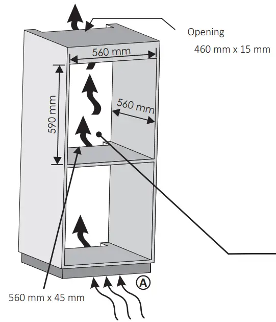 CANDY FCT200X E Oven - Opening
