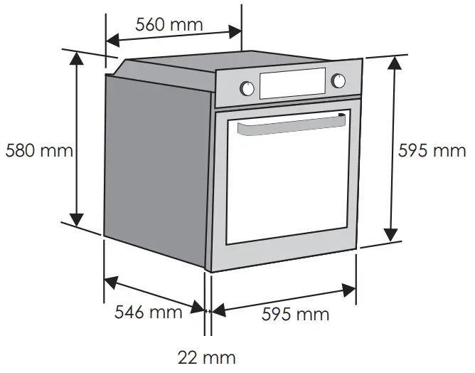 CANDY FCT200X E Oven -coverage